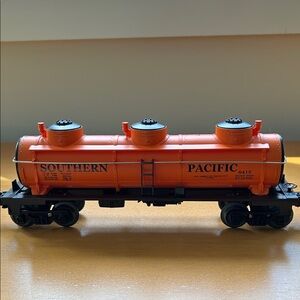 Lionel Southern Pacific Orange Tank Car Model 6415